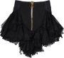 Balmain Asymmetrische rok Zwart - Thumbnail 1