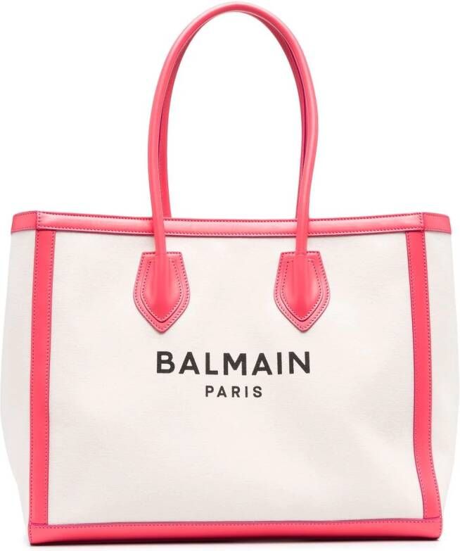 Balmain B-Army Shopper 42 tas Beige