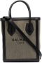 Balmain Shoppers B-Army 26 Shopper Canvas in groen - Thumbnail 2