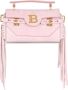 Balmain B-Buzz 19 schoudertas met franje Roze - Thumbnail 1