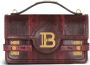 Balmain B-Buzz 24 Karung leather bag Rood Dames - Thumbnail 1