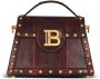 Balmain B-Buzz Dynasty Karung leather bag Rood Dames - Thumbnail 1