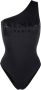 Balmain Badpak met tonale logoprint Zwart - Thumbnail 1