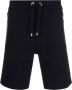 Balmain Bermuda shorts met logo-reliëf Zwart - Thumbnail 1