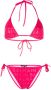 Balmain Bikini met logoprint Roze - Thumbnail 1