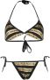 Balmain Bikini met logoprint Zwart - Thumbnail 1