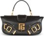 Balmain Blaze clutch tas in glad leer Black Dames - Thumbnail 1