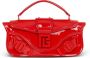 Balmain Blaze Pouch in lakleer Blaze lakleren pochette tas Red Black Dames - Thumbnail 1