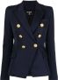 Balmain Blazer met dubbele rij knopen Blauw - Thumbnail 1