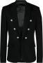 Balmain Blazer met open voorkant Zwart - Thumbnail 1