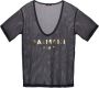 Balmain Paris mesh T-shirt Zwart Dames - Thumbnail 1
