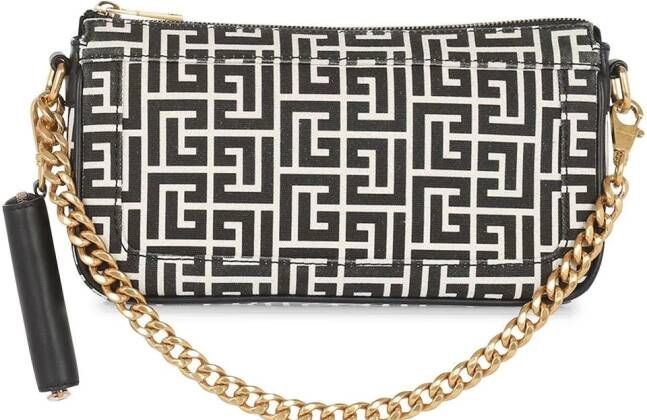 Balmain Monogram canvas B-Army clutch tas Multicolor Dames