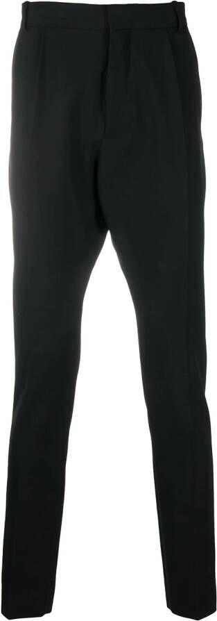 Balmain Broek met verlaagd kruis Zwart