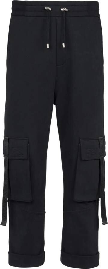 Balmain Sweatpants with logo Zwart Heren