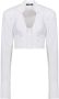 Balmain Cropped blouse Wit - Thumbnail 1