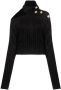 Balmain Cropped trui Zwart - Thumbnail 1