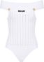 Balmain Gebreide body Wit - Thumbnail 1