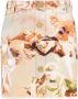 Balmain Denim mini-rok Beige - Thumbnail 1