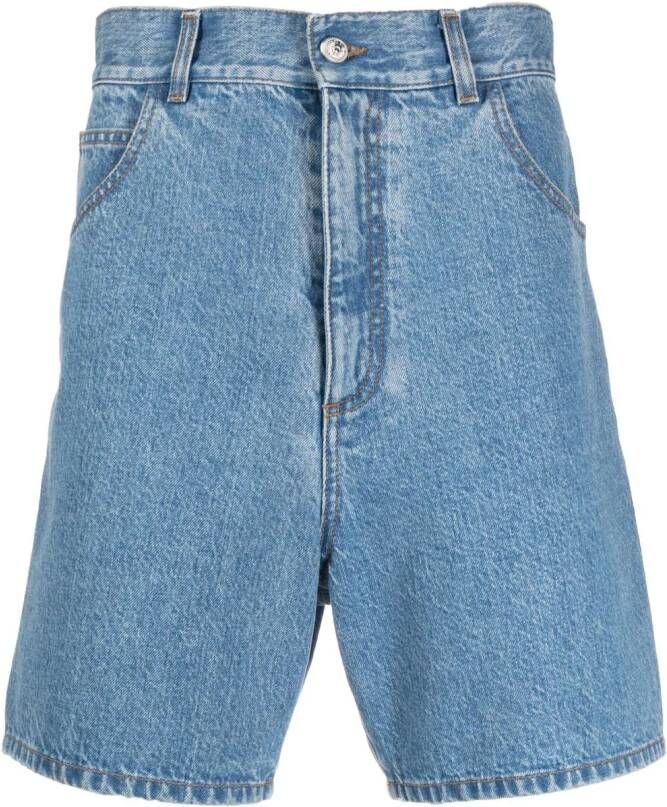 Balmain Denim shorts Blauw