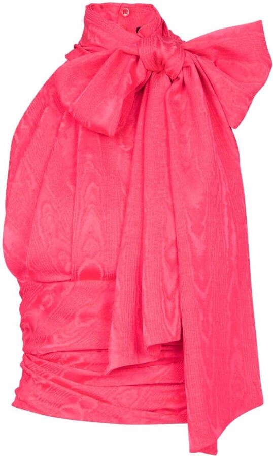 Balmain Gedrapeerde blouse Roze