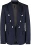 Balmain Blazer met dubbele rij knopen Blauw - Thumbnail 1