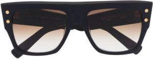 Balmain Eyewear B-I zonnebril met vierkant montuur Blauw