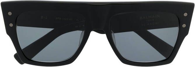 Balmain Eyewear B-I zonnebril met vierkant montuur Zwart