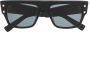 Balmain Eyewear B-III zonnebril met vierkant montuur Zwart - Thumbnail 1