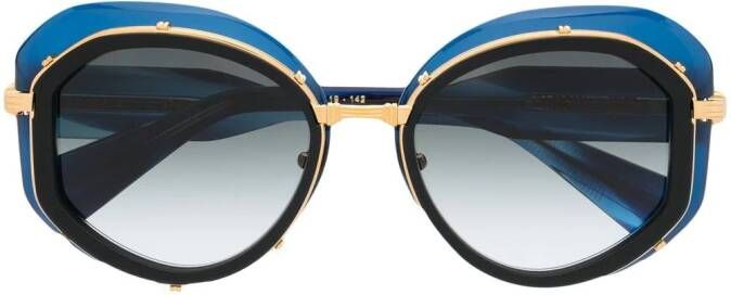 Balmain Eyewear Brigitte cat-eye zonnebril Blauw