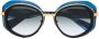 Balmain Eyewear Brigitte cat-eye zonnebril Blauw - Thumbnail 1