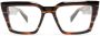Balmain Eyewear Bril met oversized montuur Bruin - Thumbnail 1