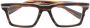 Balmain Eyewear Bril met vierkant montuur Bruin - Thumbnail 1