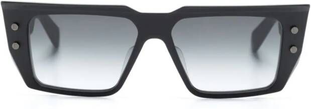 Balmain Eyewear Zonnebril met cat-eye montuur Zwart