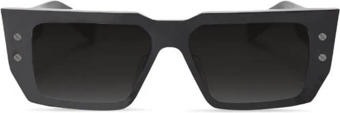 Balmain Eyewear BVI zonnebril met vierkant montuur Zwart