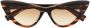 Balmain Eyewear Jolie cat-eye zonnebril Bruin - Thumbnail 1