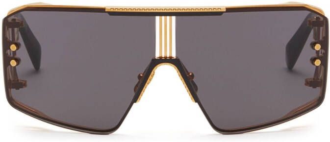 Balmain Eyewear Le Masque zonnebril met getinte glazen Zwart