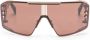 Balmain Eyewear Le Masque zonnebril met piloten montuur Bruin - Thumbnail 1