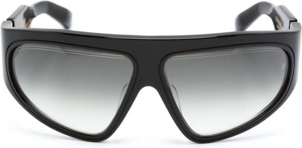 Balmain Eyewear Zonnebril met oversized montuur Zwart