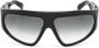 Balmain Eyewear Zonnebril met oversized montuur Zwart - Thumbnail 1
