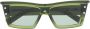 Balmain Eyewear Zonnebril met vierkant montuur Groen - Thumbnail 1