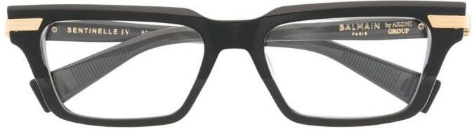 Balmain Eyewear Zonnebril met vierkant montuur Zwart