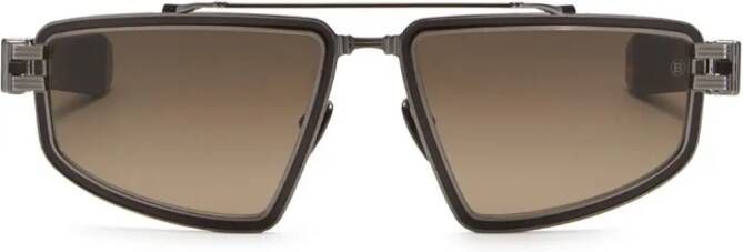 Balmain Eyewear Titan zonnebril met piloten montuur Zwart