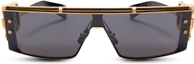 Balmain Eyewear Zonnebril met vierkant montuur Geel - Foto 1