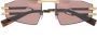 Balmain Eyewear Zonnebril met rechthoekig montuur Goud - Thumbnail 1