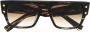 Balmain Eyewear Zonnebril met schildpadschild design Bruin - Thumbnail 1