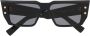 Balmain Eyewear Zonnebril met vierkant montuur Zwart - Thumbnail 1
