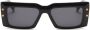 Balmain Eyewear Zonnebril met vierkant montuur Zwart - Thumbnail 1