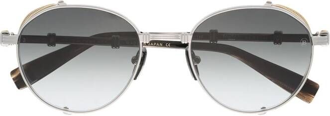 Balmain Eyewear Zonnebril met vierkant montuur Zwart