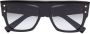 Balmain Eyewear Zonnebril met vierkant montuur Zwart - Thumbnail 1