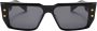 Balmain Eyewear Zonnebril met vierkant montuur Zwart - Thumbnail 1